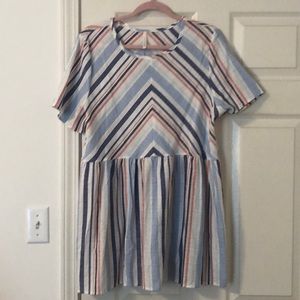 Lime n Chili Babydoll Top (1X)